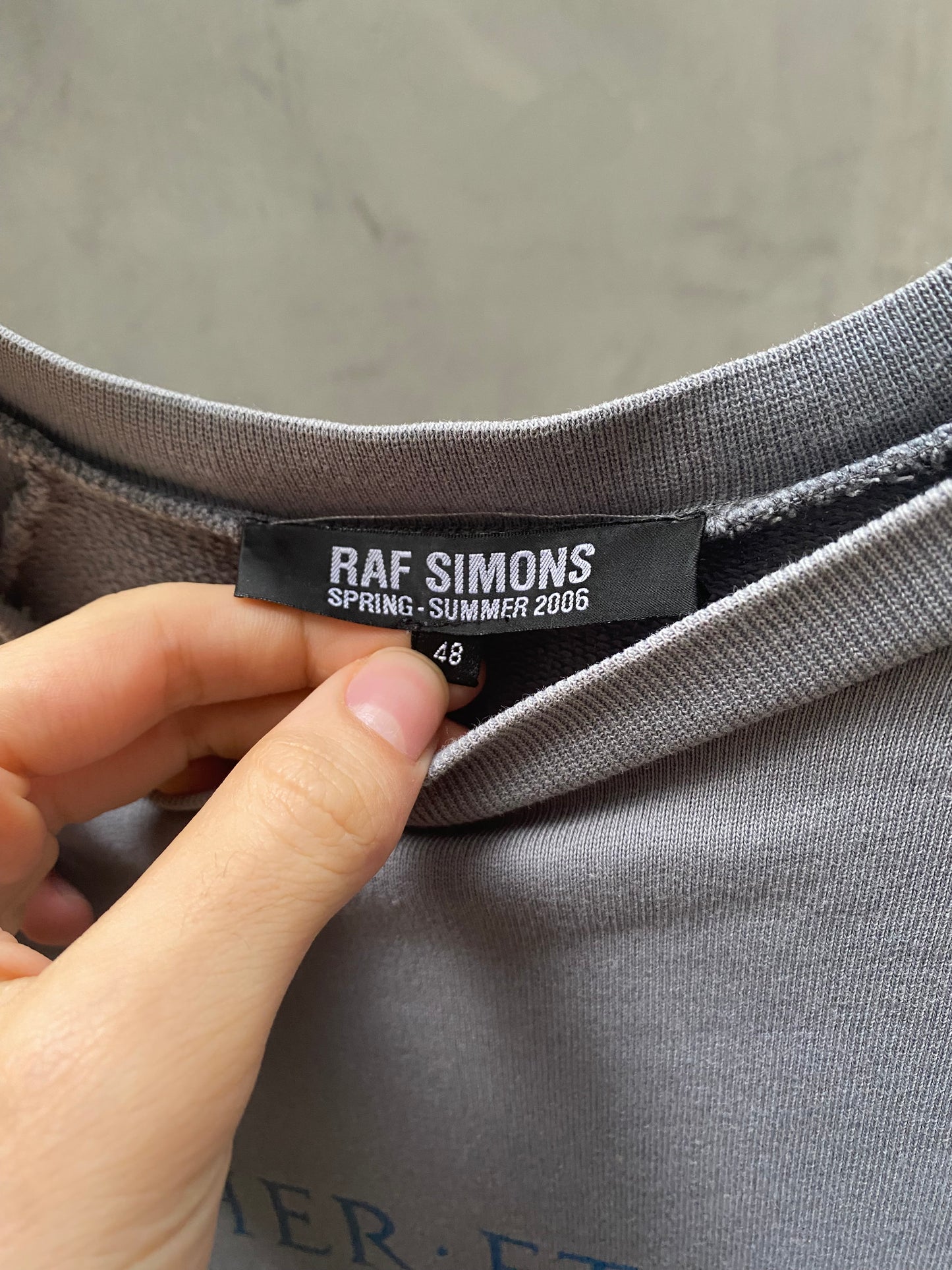 Raf Simons SS06 'Aether et Anima' Crewneck Icarus Surgit